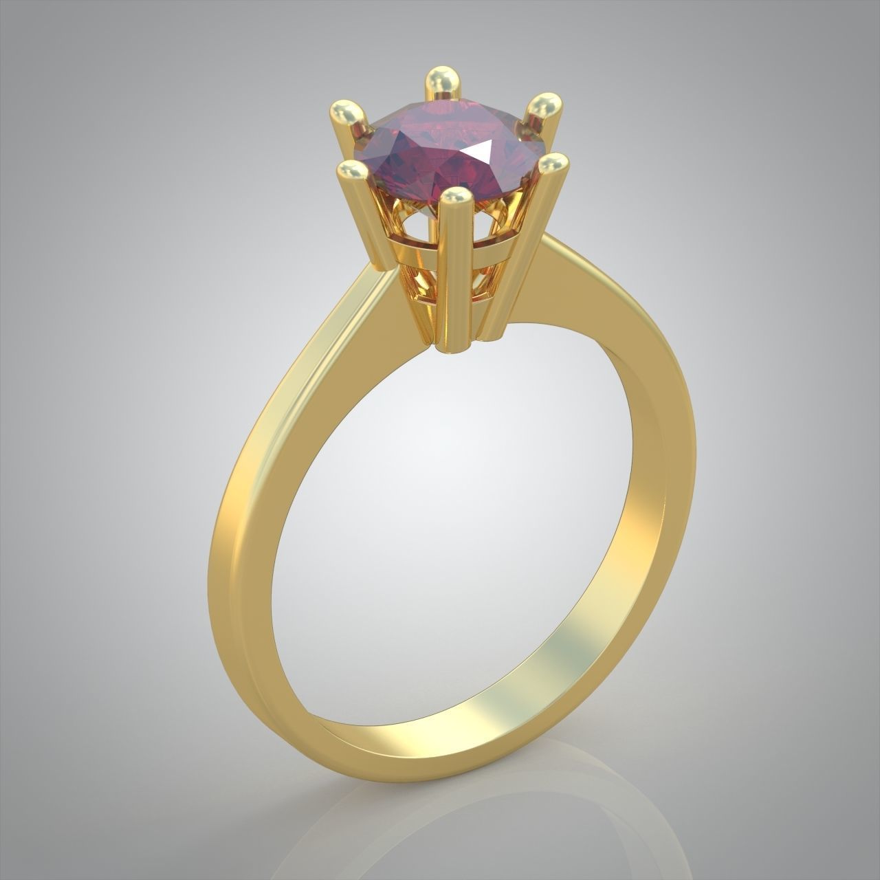 Diamond ring 0380 3D printable model10- 3D print model_6