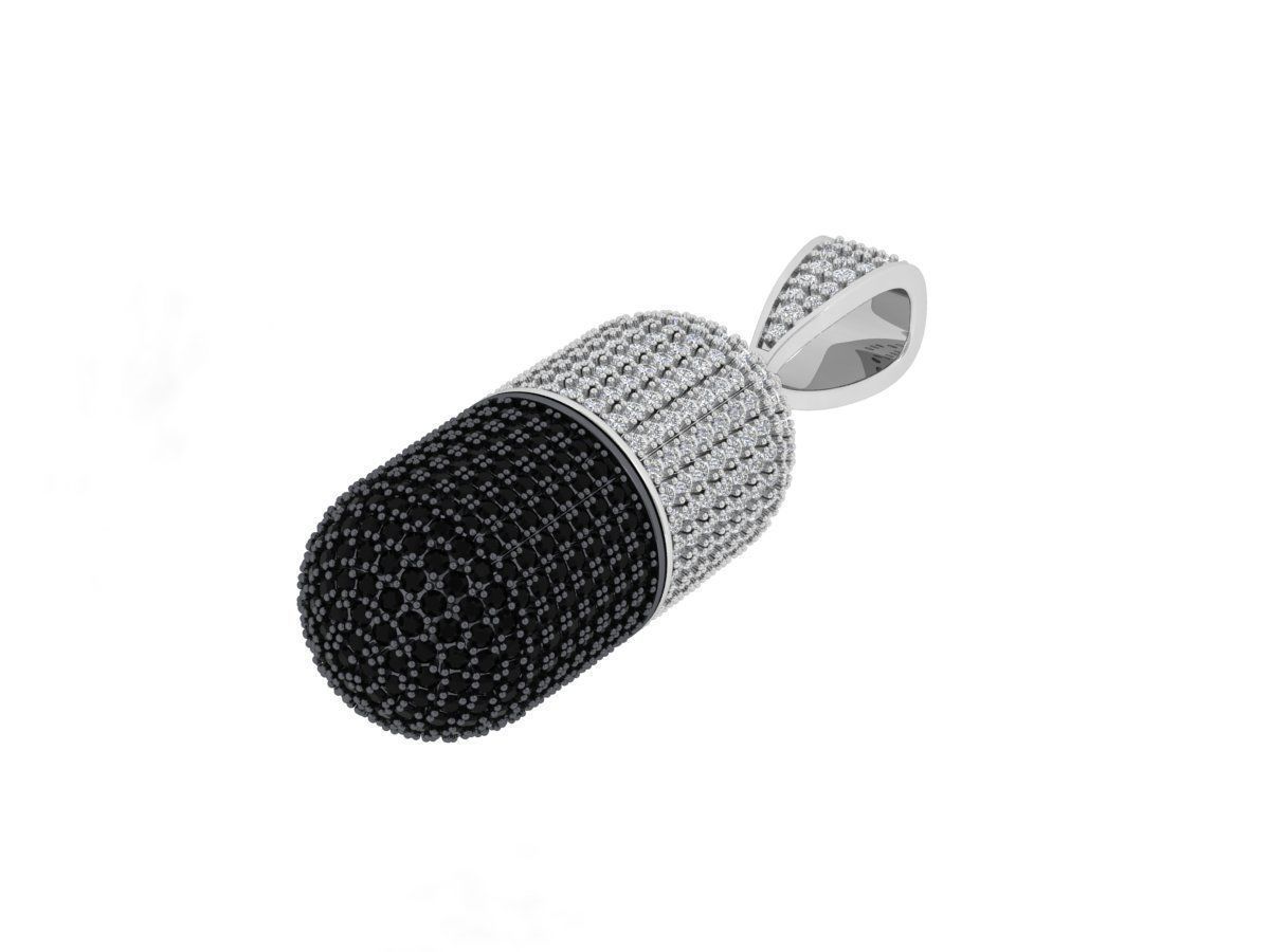 Capsule Pendant 3D print model_4