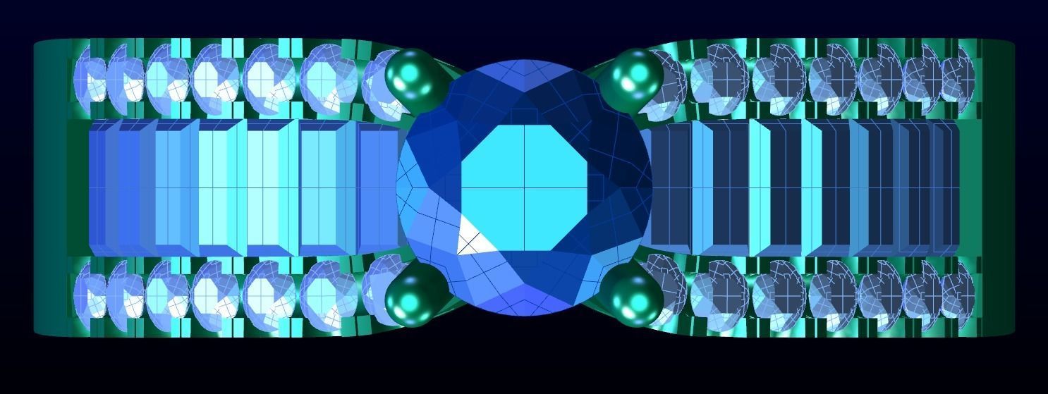 Engagement Ring 24 3D print model_7