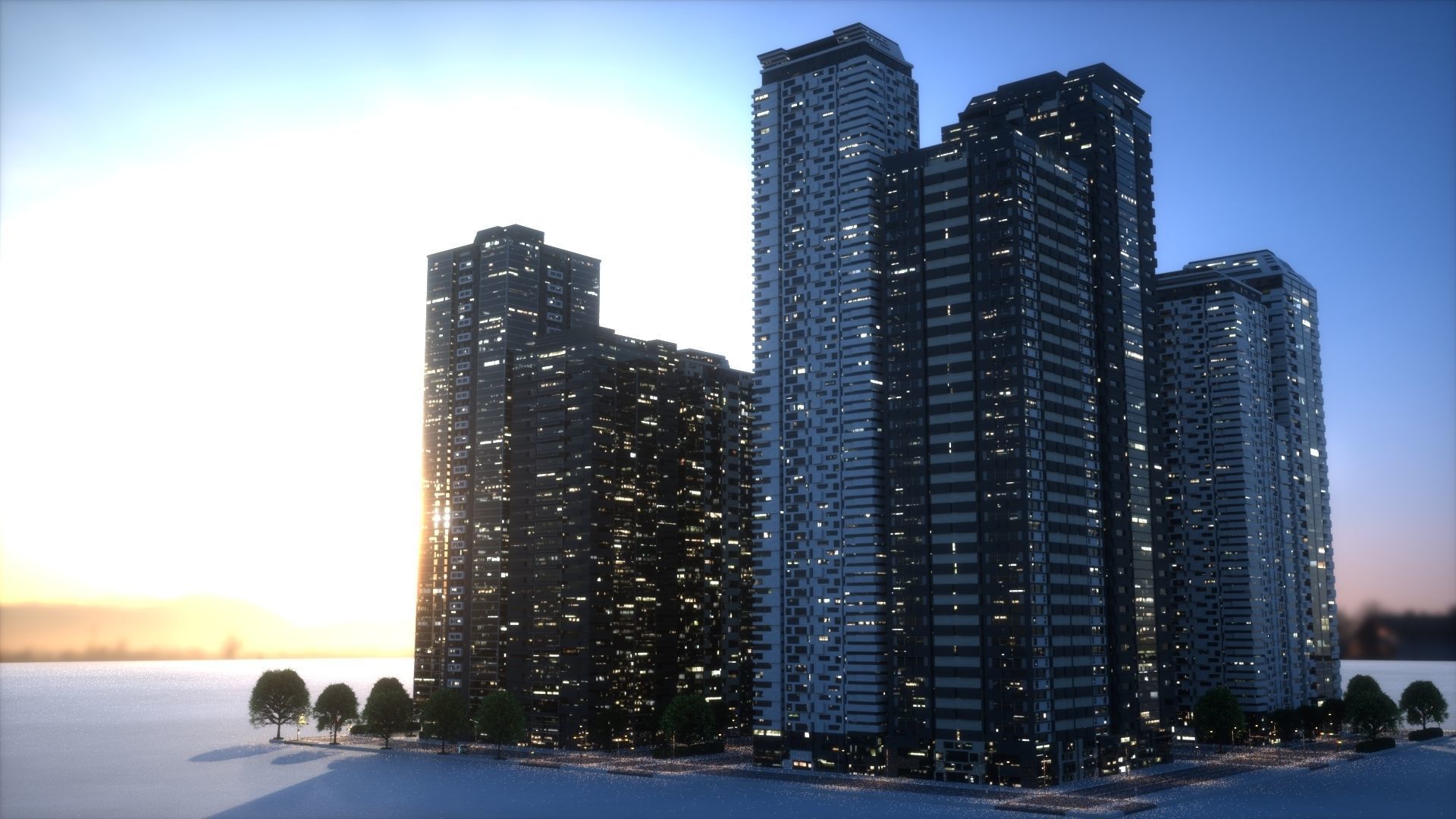 City Block Type B33 3D model_3