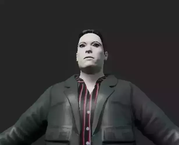 Casual Male Model Low-poly 3D model