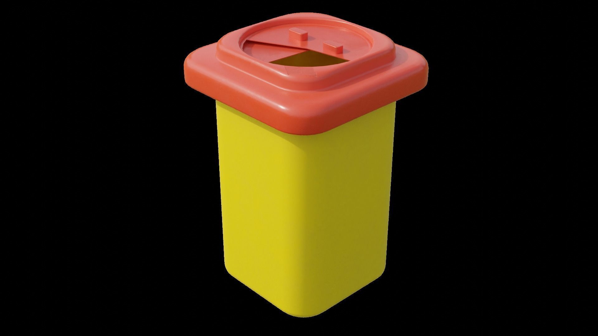 Sharps Container 1L 3D model_4