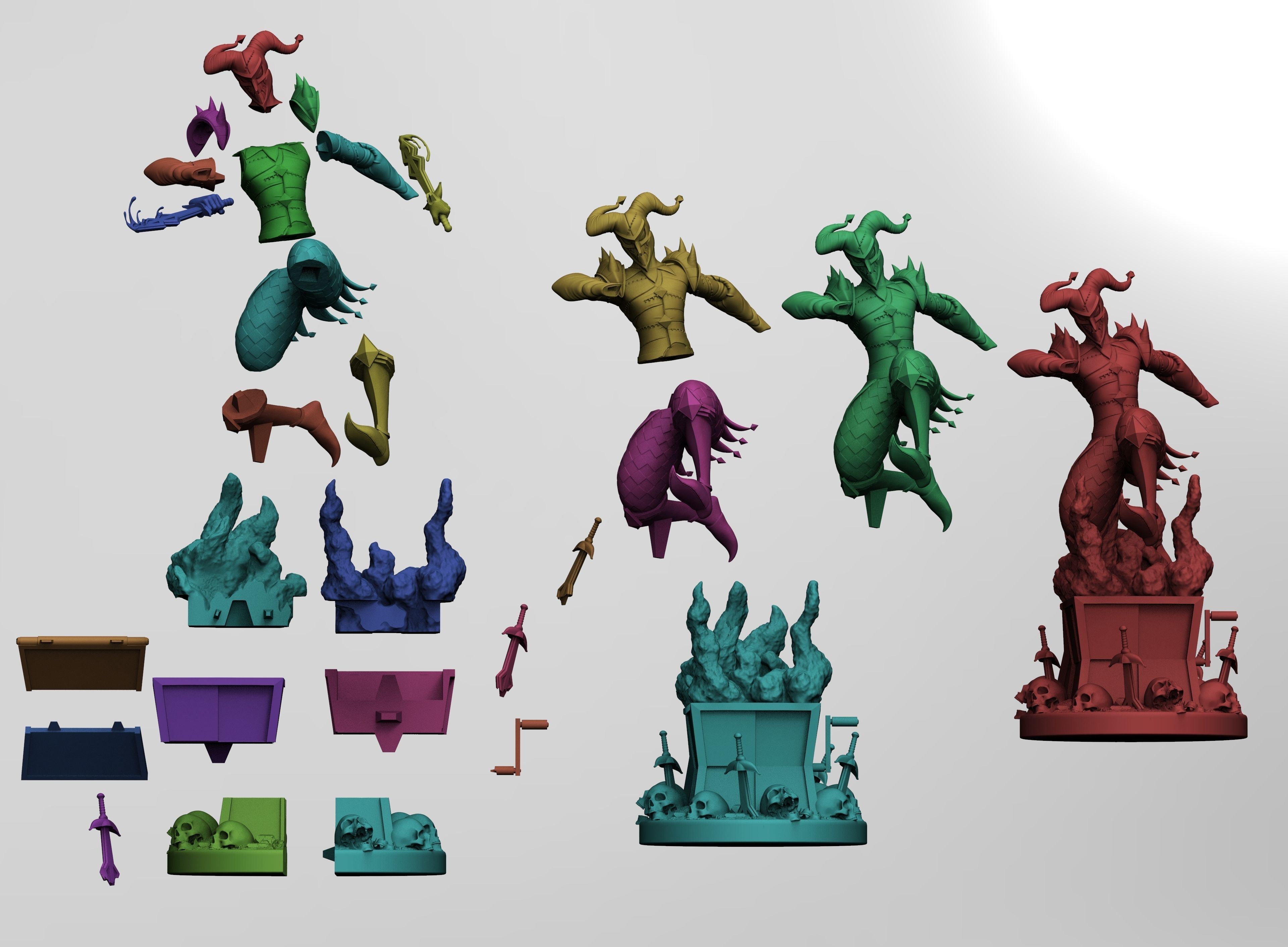 Shaco - League Of Legends 3D print model_4