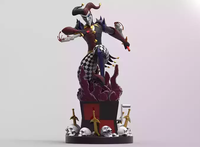 Shaco - League Of Legends 3D print model