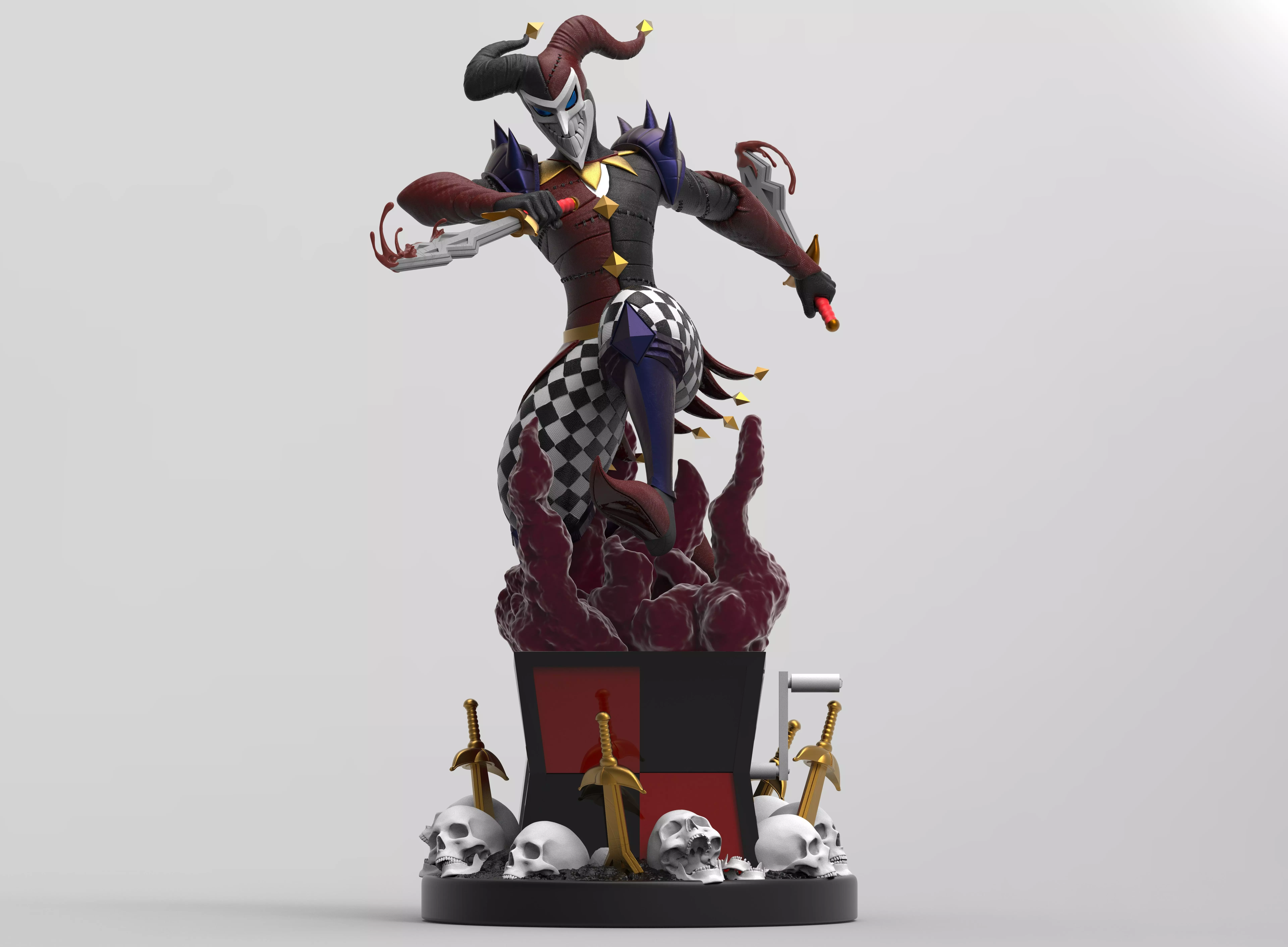 Shaco - League Of Legends 3D print model_0