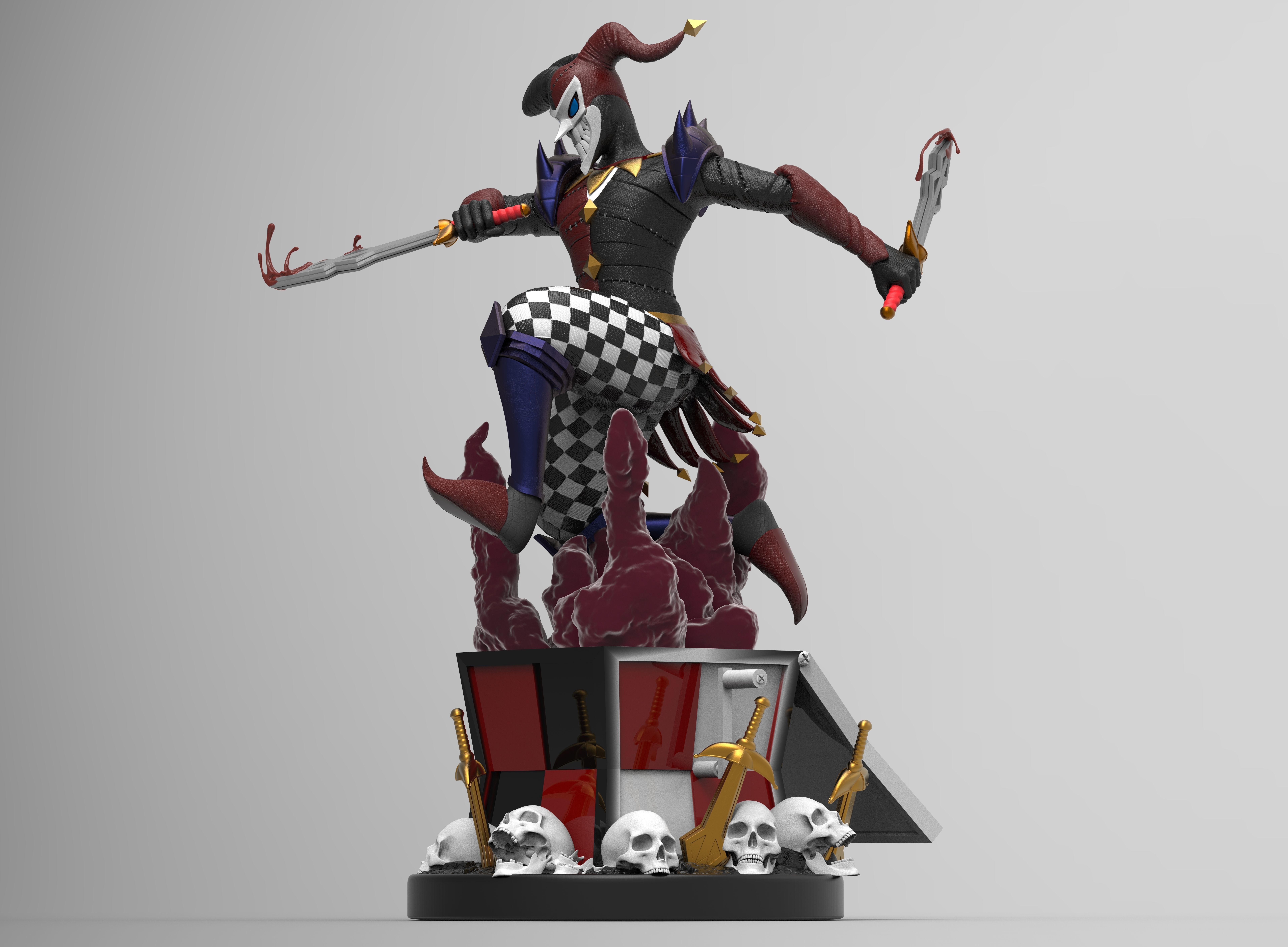 Shaco - League Of Legends 3D print model_2