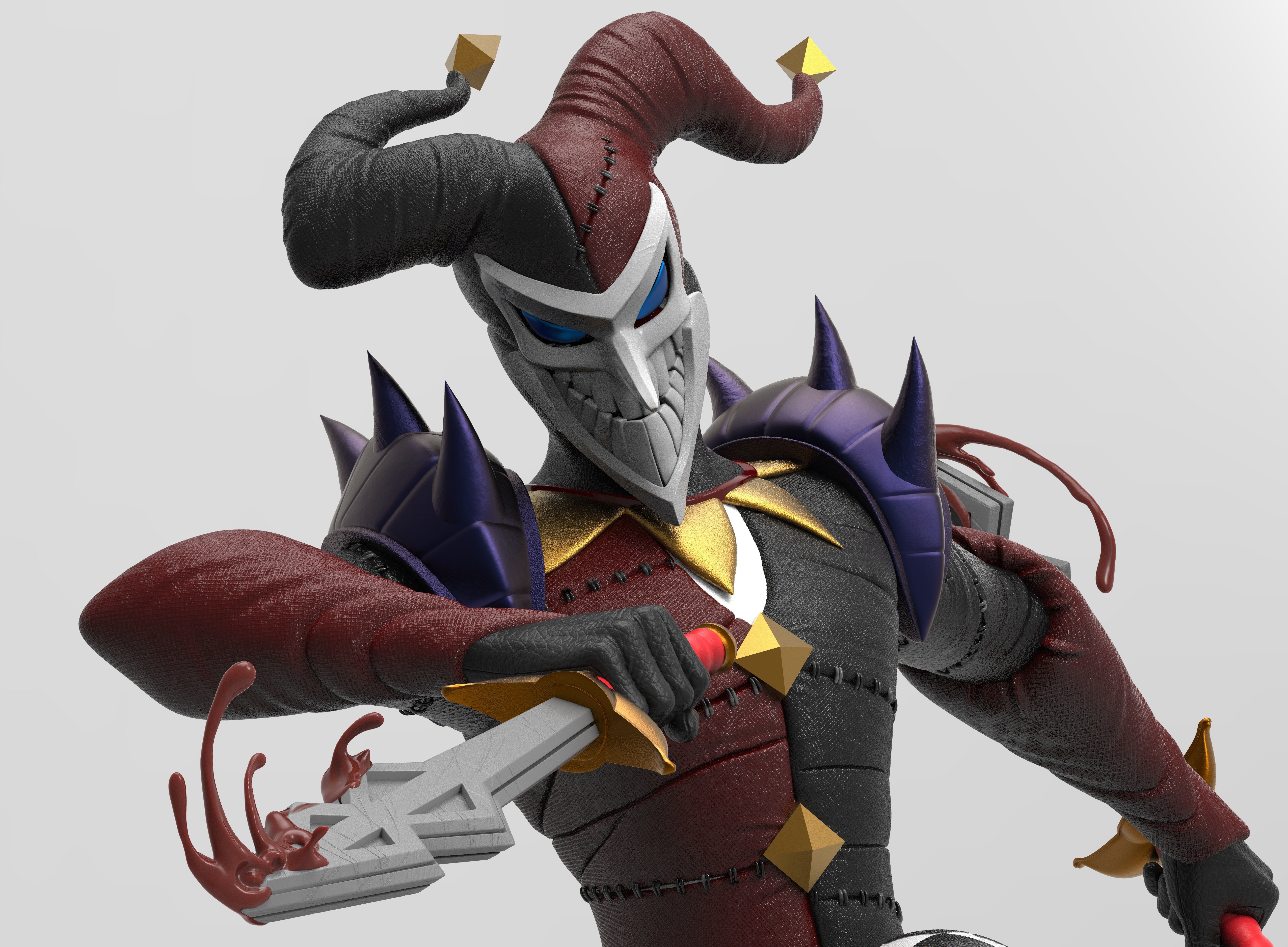 Shaco - League Of Legends 3D print model_1