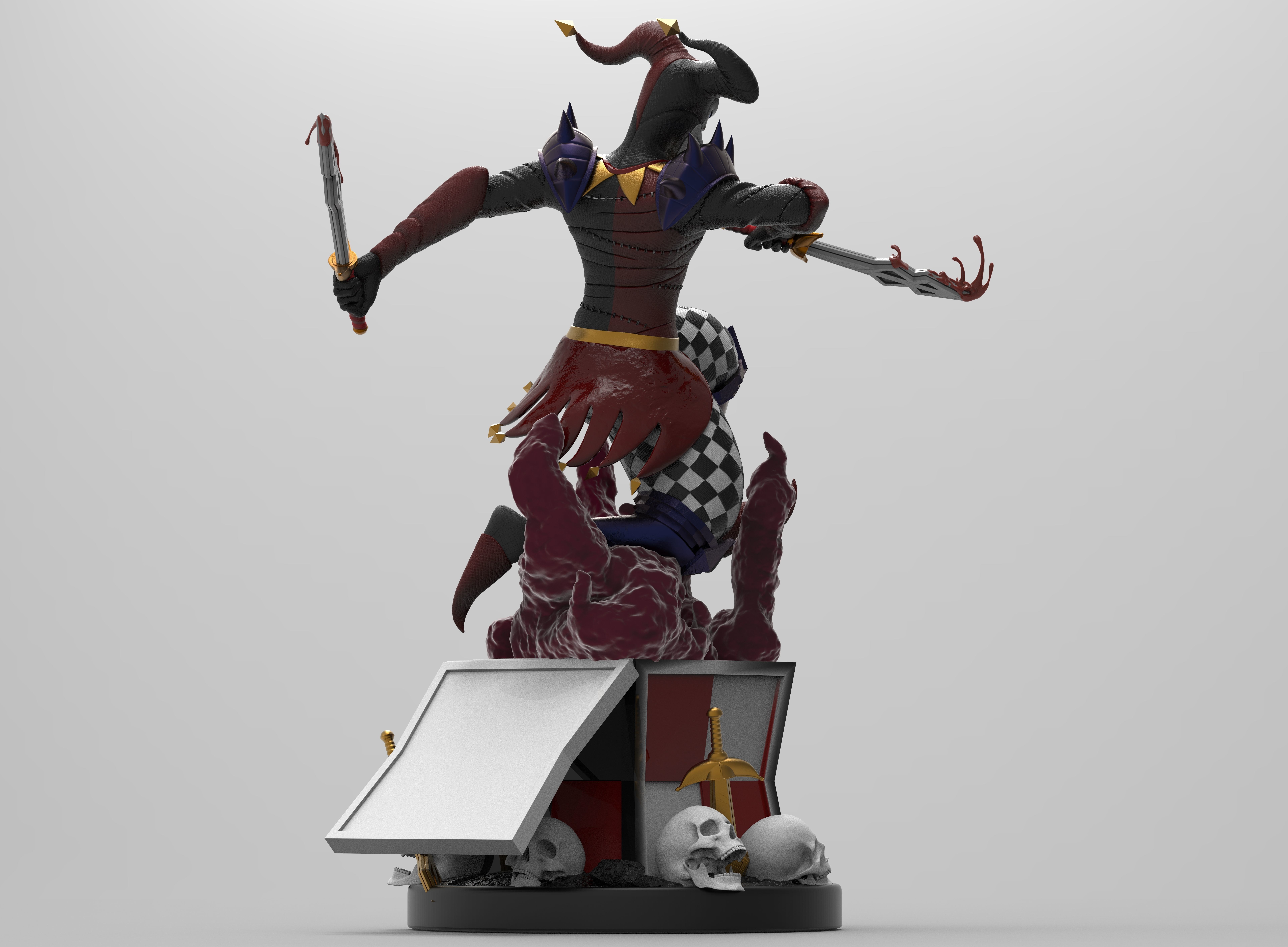 Shaco - League Of Legends 3D print model_3