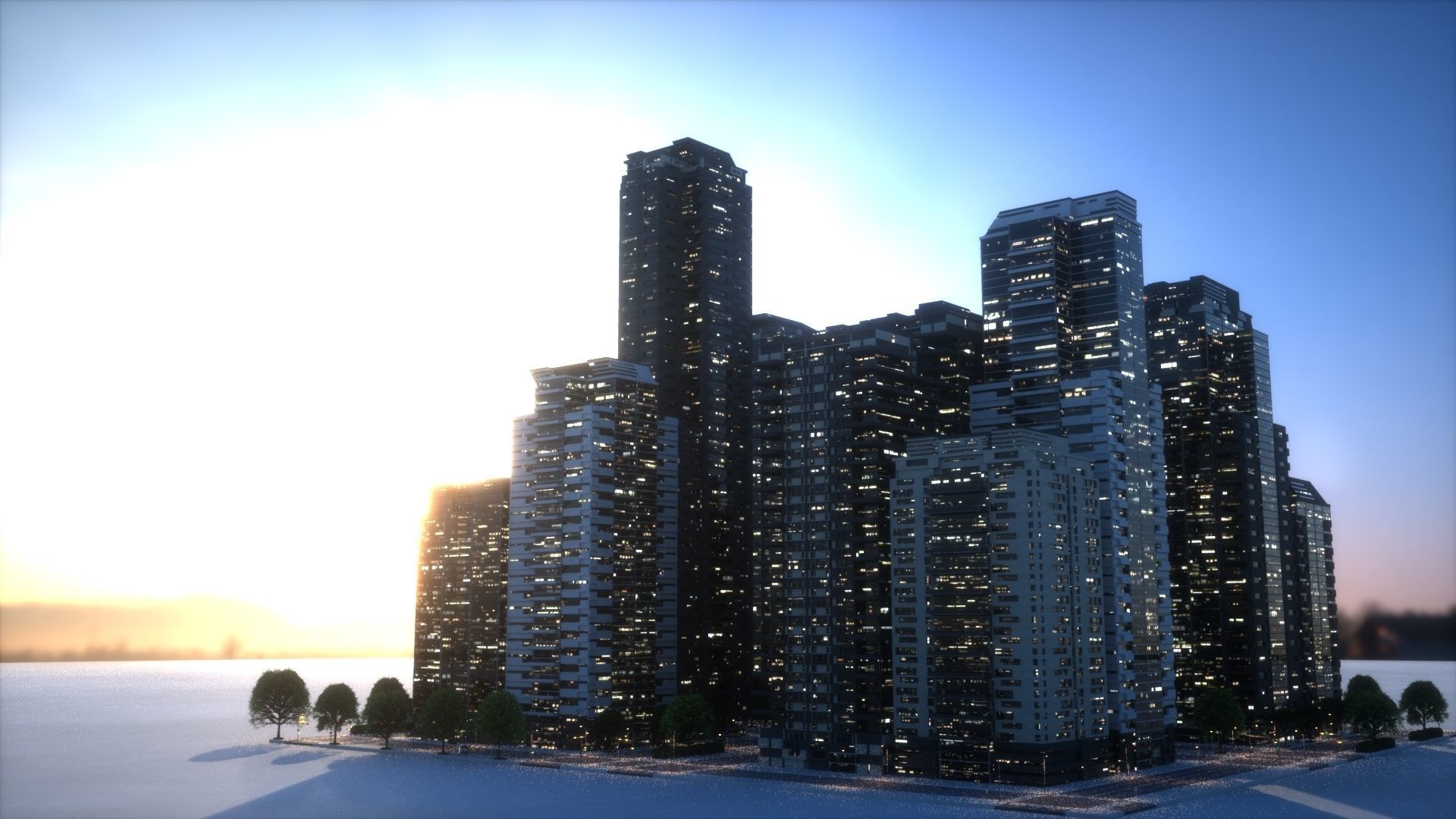 City Block Type B32 3D model_3