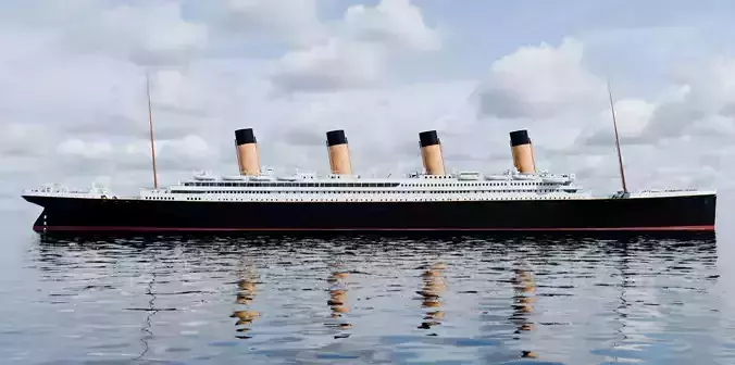 RMS Titanic  3D model
