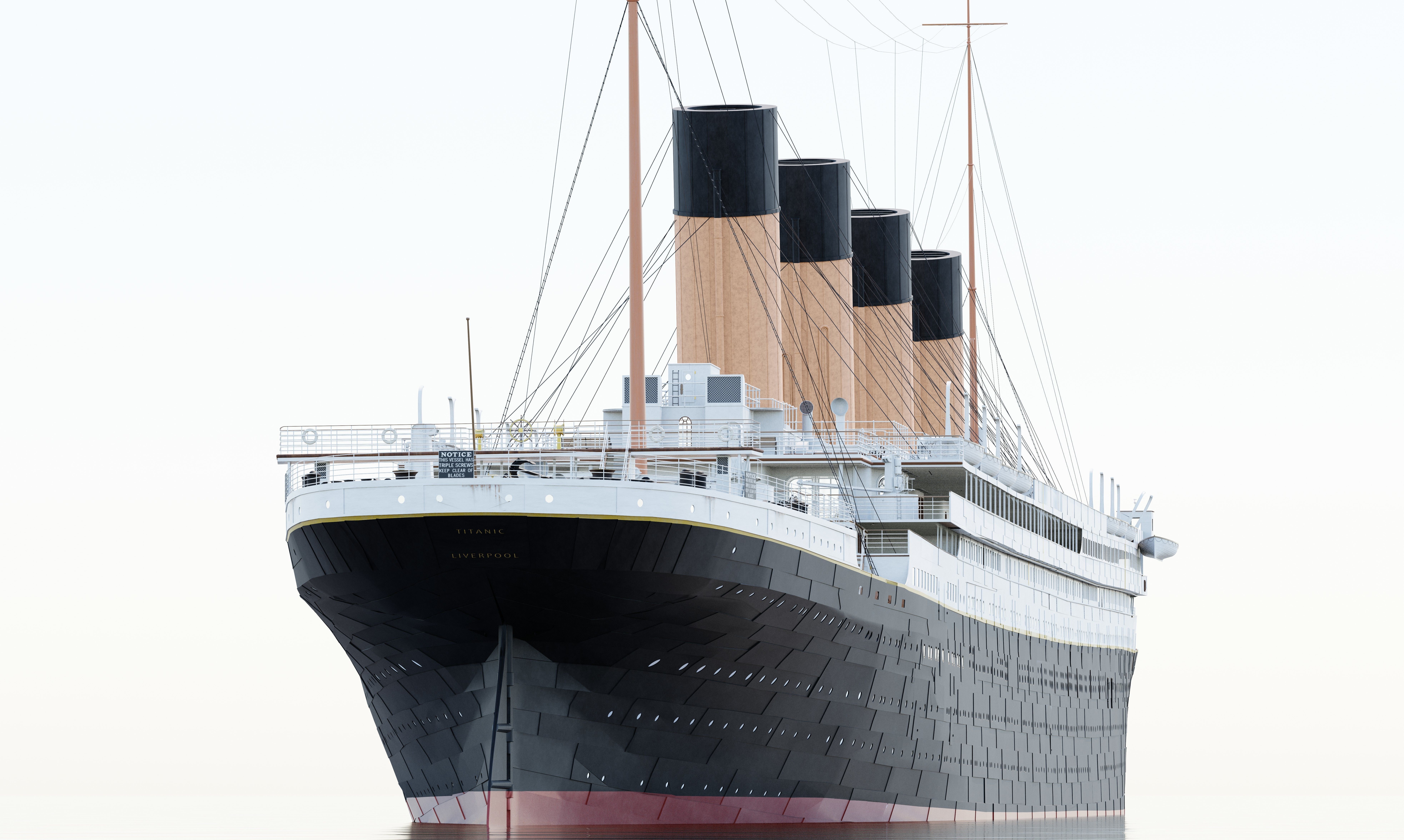 RMS Titanic  3D model_4
