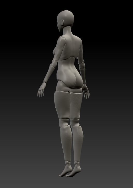 Tomie Inspired BJD 3D print model_2
