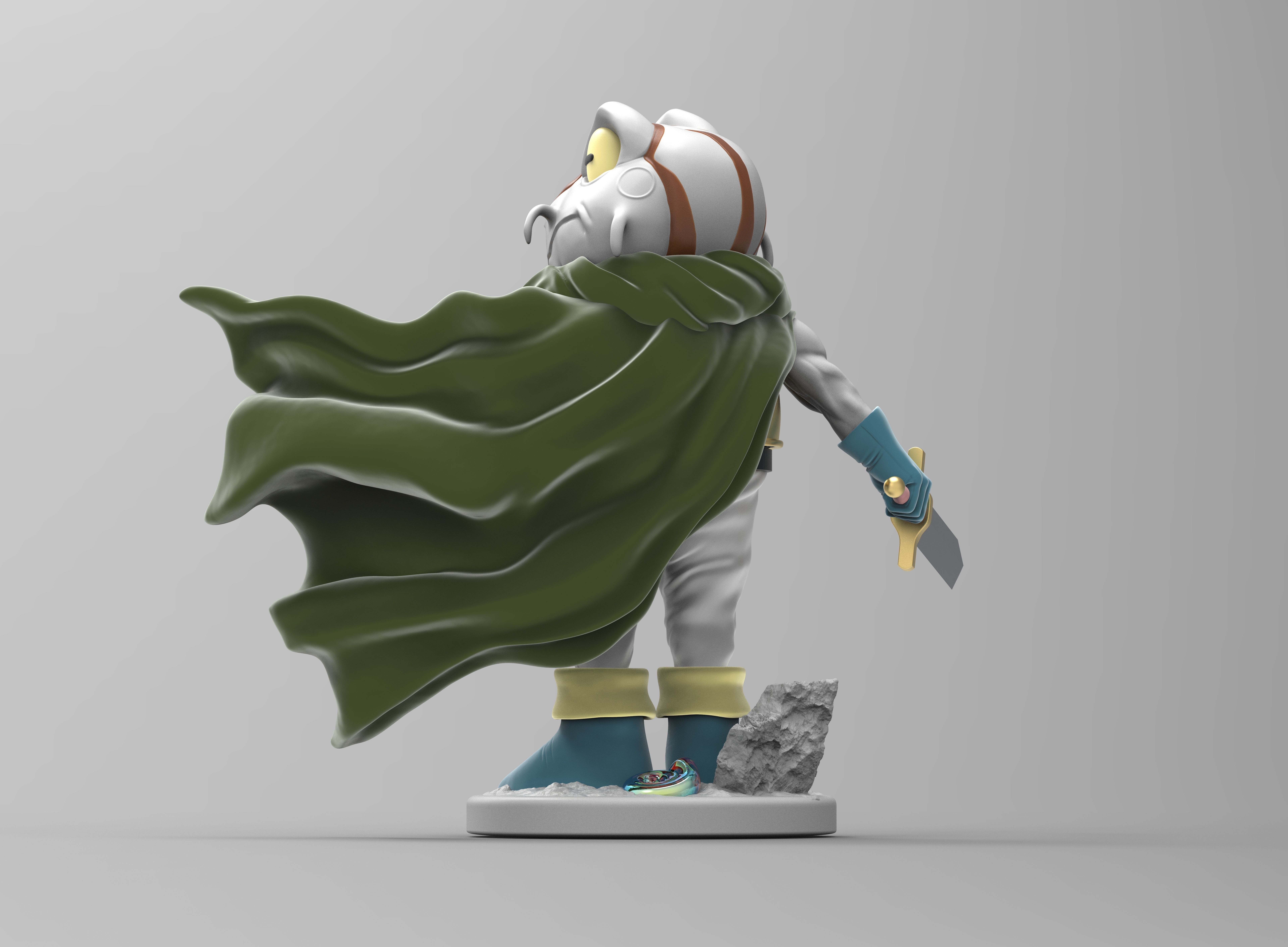 Frog - Chrono Trigger 3D print model_2