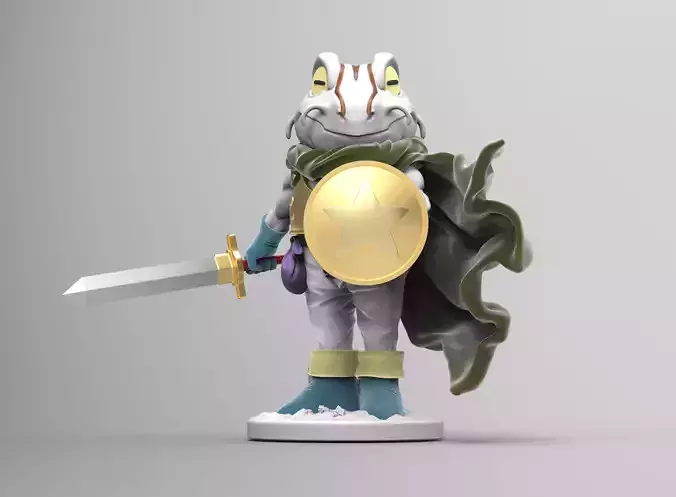 Frog - Chrono Trigger 3D print model