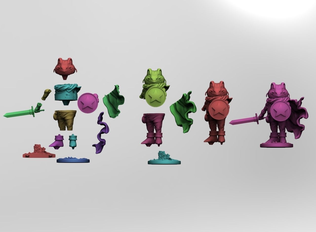 Frog - Chrono Trigger 3D print model_5