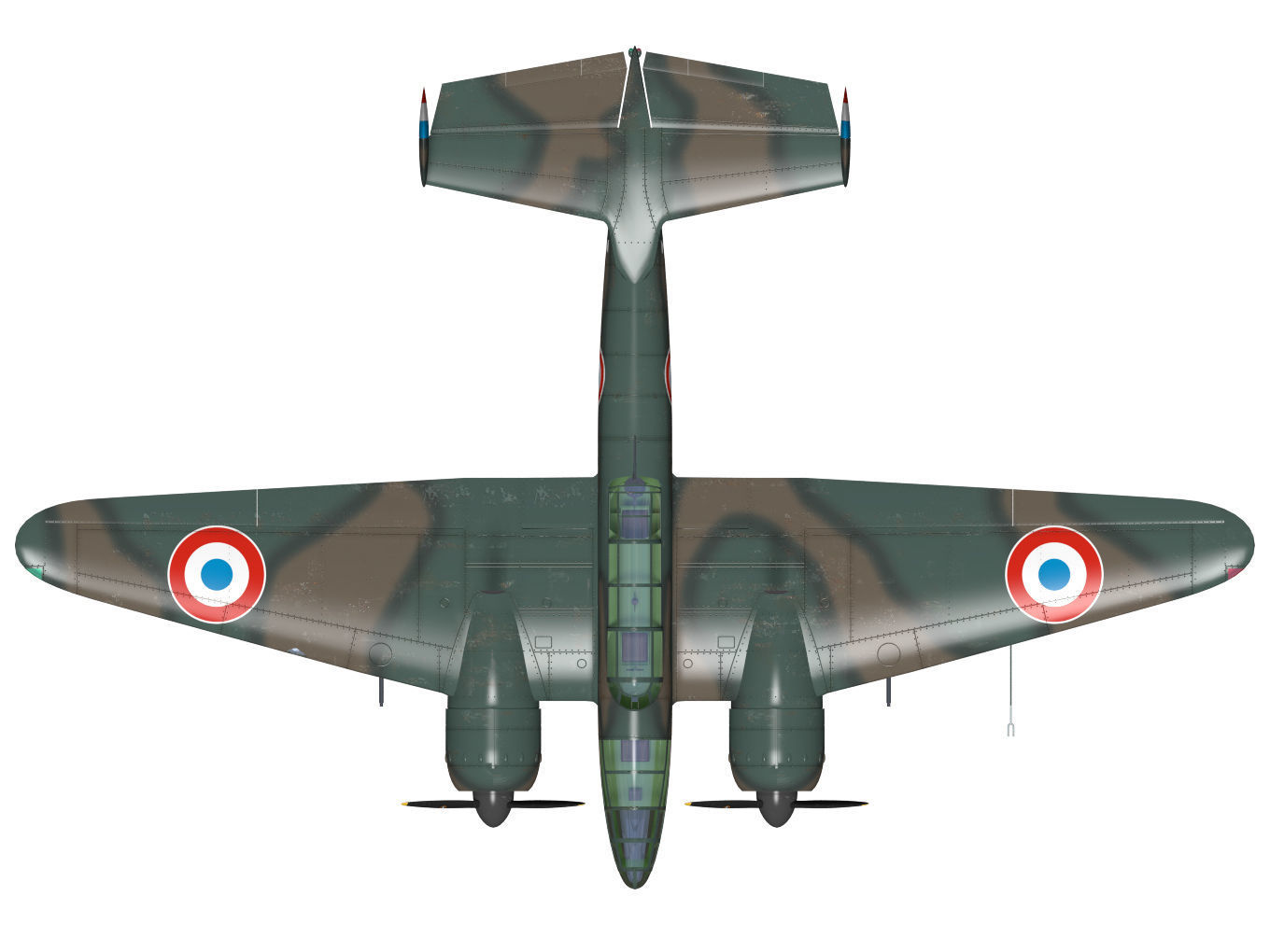 Bloch MB174 3D model_12