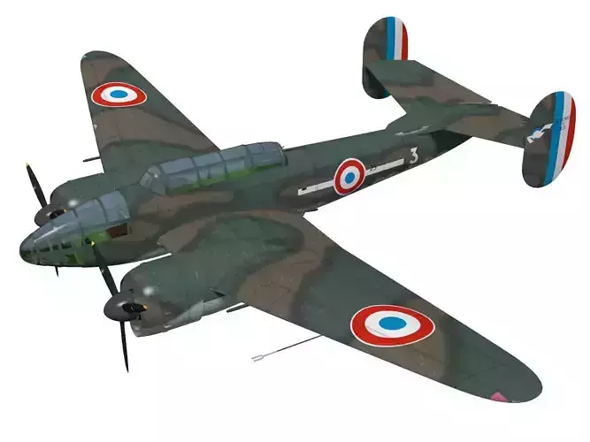 Bloch MB174 3D model