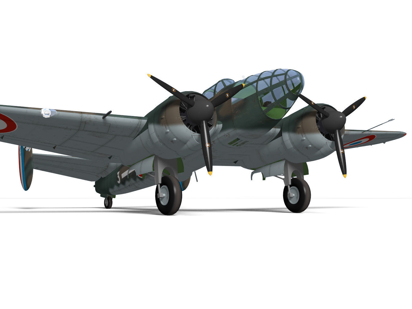 Bloch MB174 3D model_7