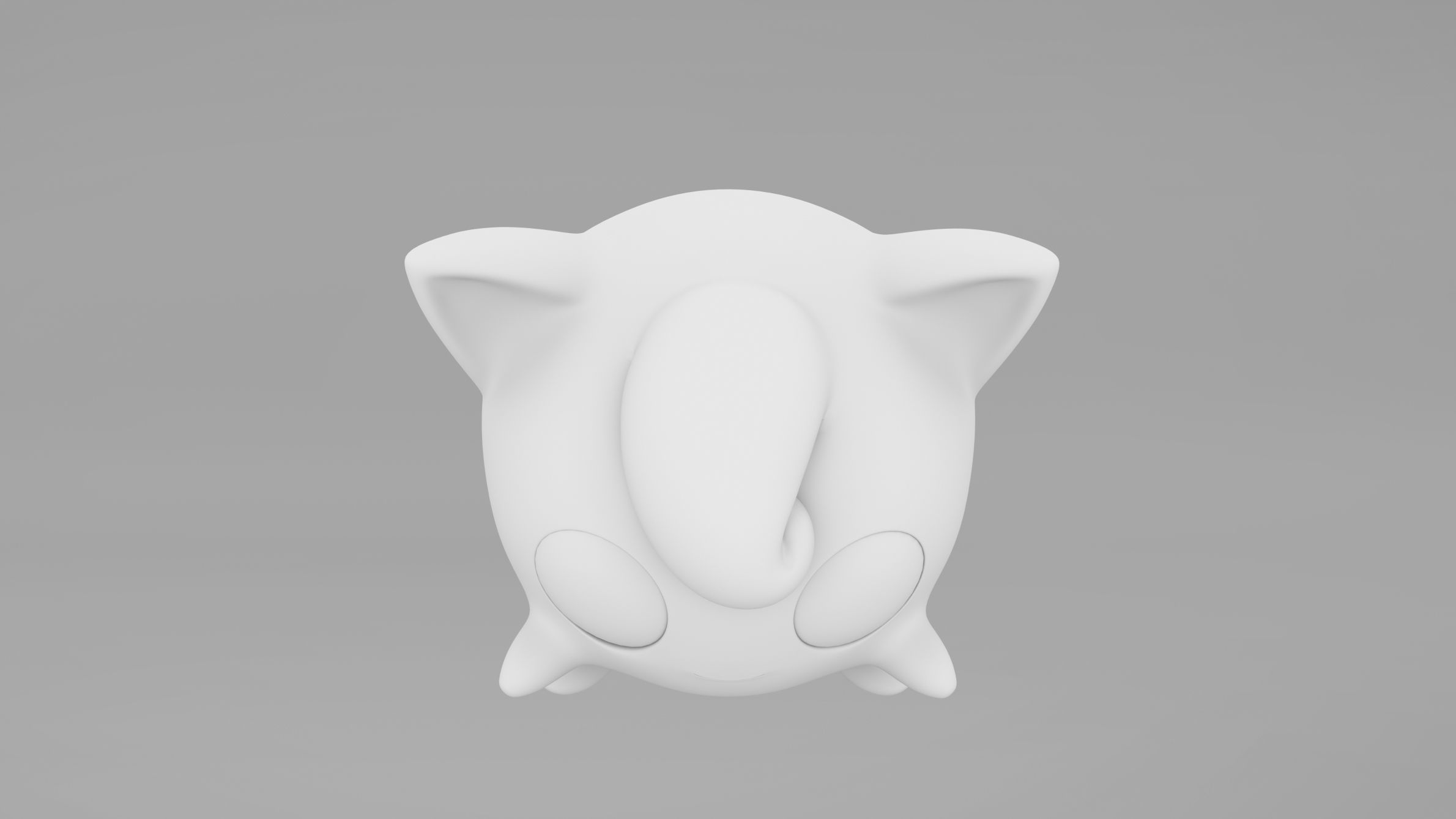 Pokemon Jigglypuff Low-poly 3D model_13