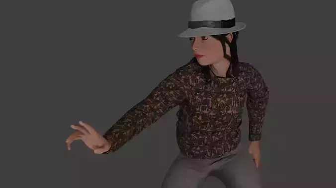 Rigged Female Character 36