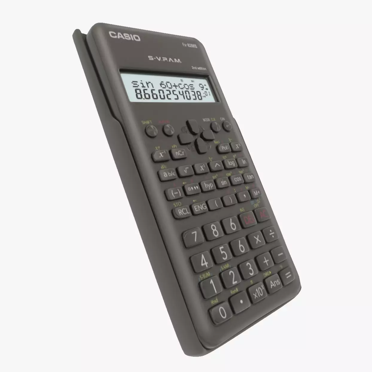 Casio FX-82MS Scientific Calculator 3D model