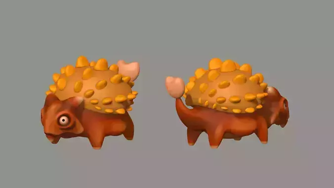 Small Ankylosaurus  3D model
