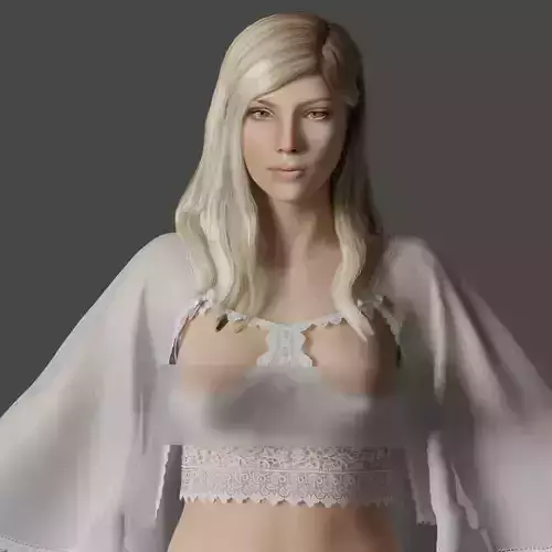 Stunning Scarlett Johansson 3D Model - Highly Realistic 3D model