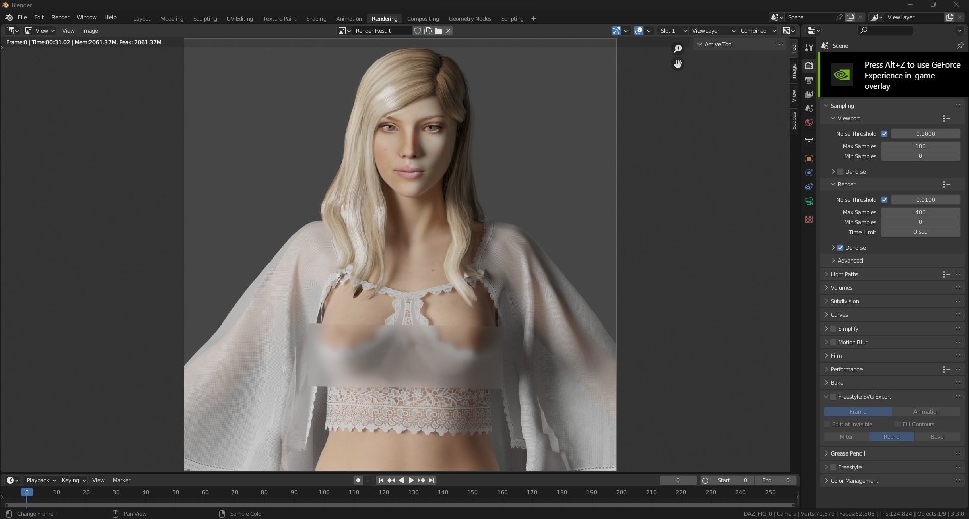 Stunning Scarlett Johansson 3D Model - Highly Realistic 3D model_2