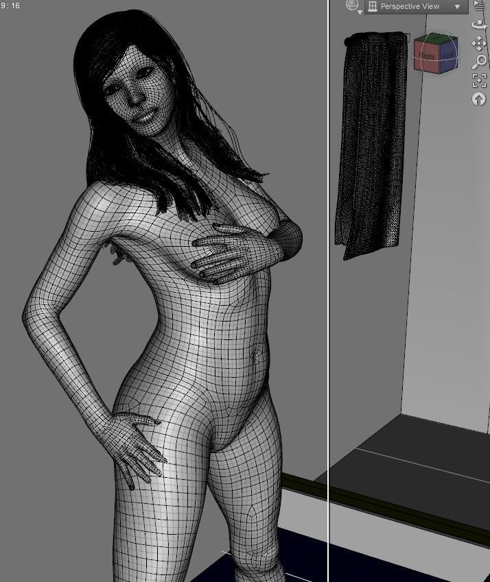 Stunning Scarlett Johansson 3D Model - Highly Realistic 3D model_4