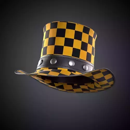 Top Hat 3D model Free low-poly 3D model