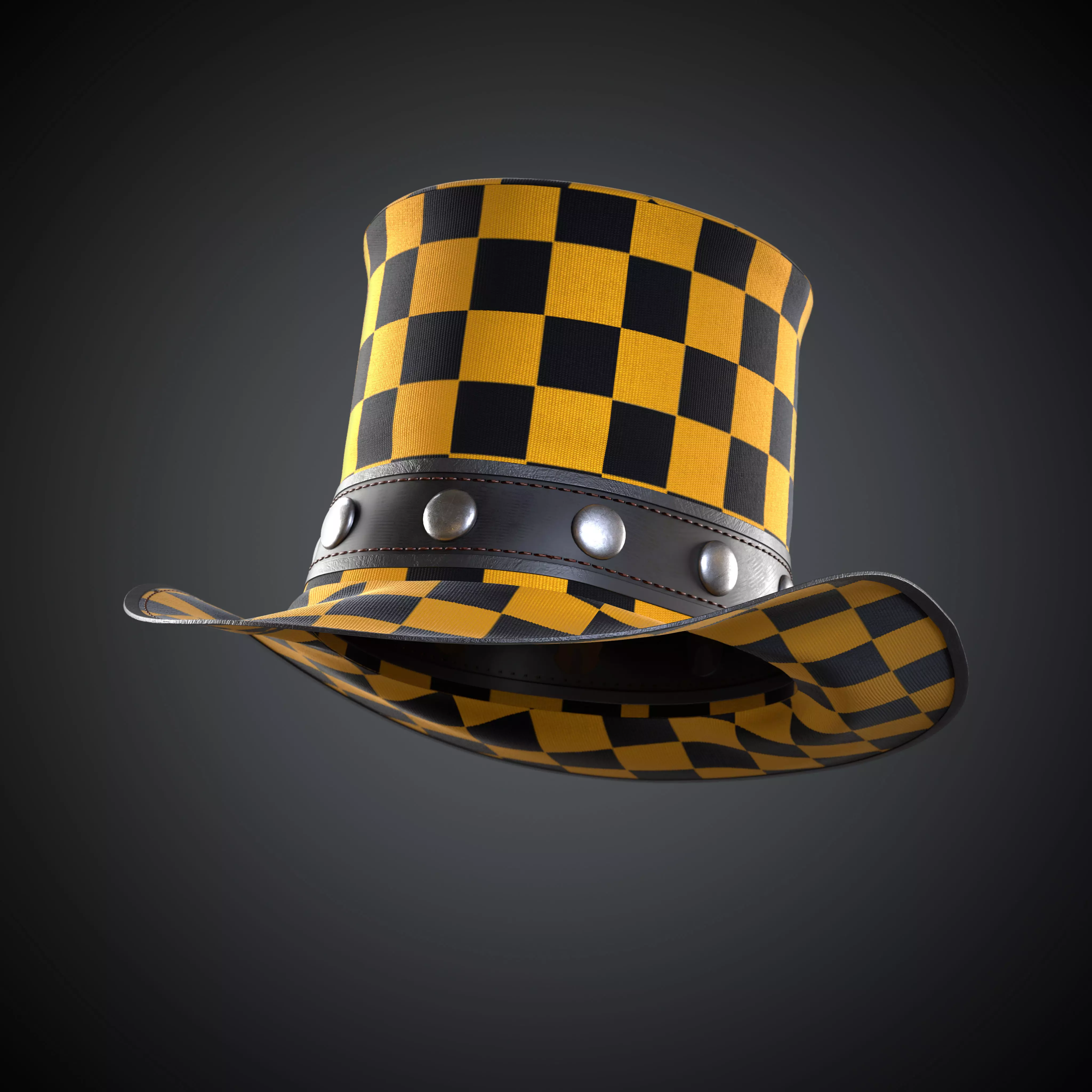 Top Hat 3D model Free low-poly 3D model_0