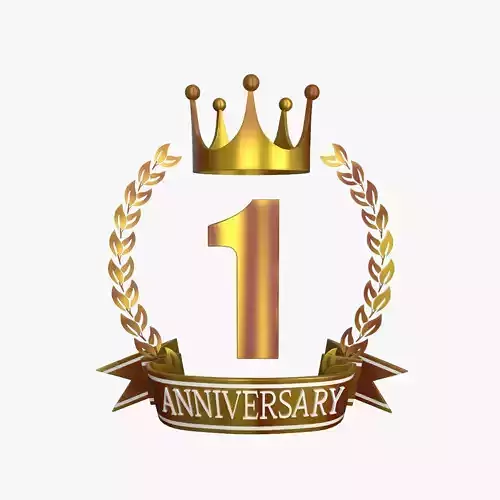 Game Anniversary logo Prop