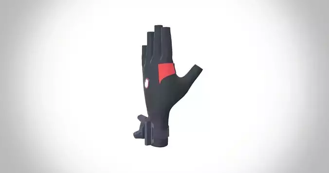 Hi5 VR Haptic Gloves Low-poly 3D model