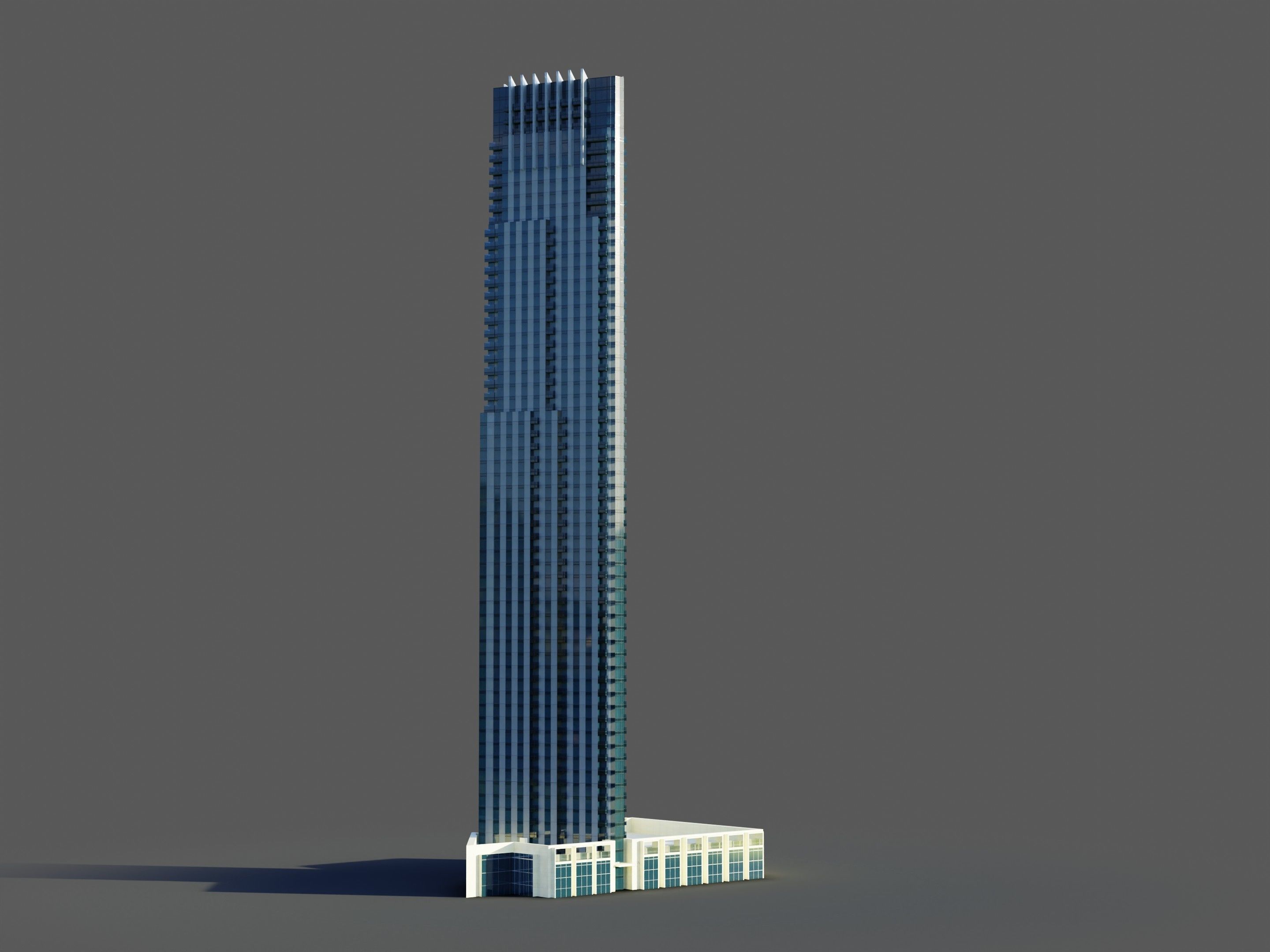 Vida residence Tower - Dubai 3D model_1