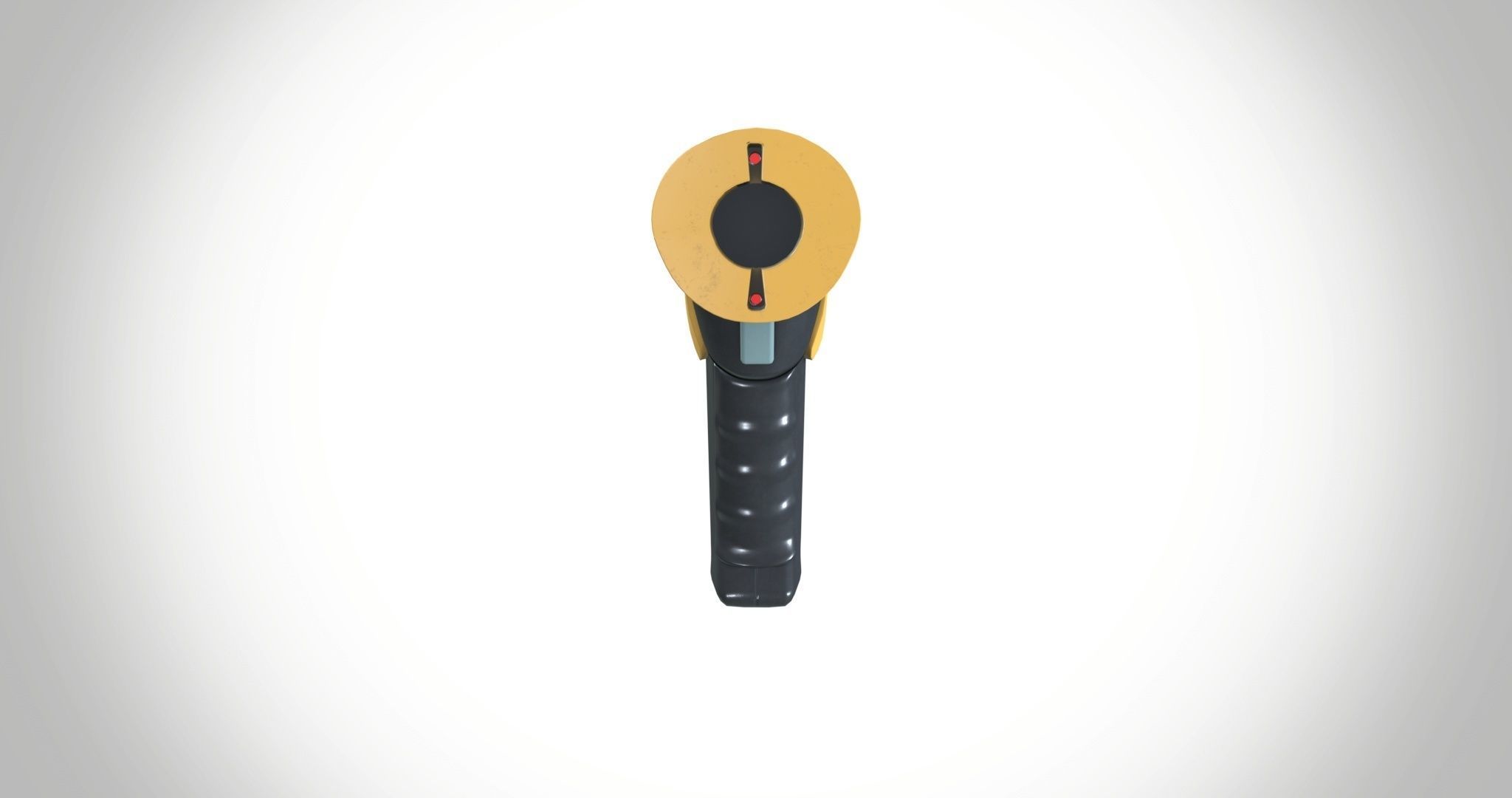 Infrared  572 Thermometer Low-poly 3D model_6