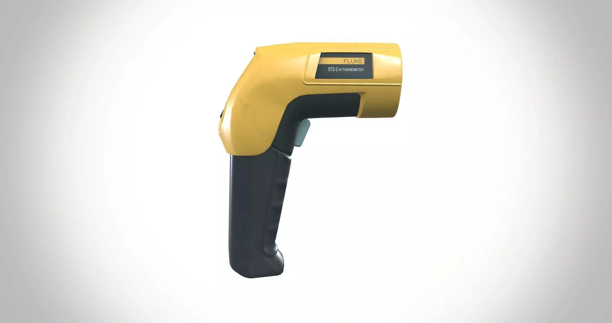 Infrared  572 Thermometer Low-poly 3D model_0