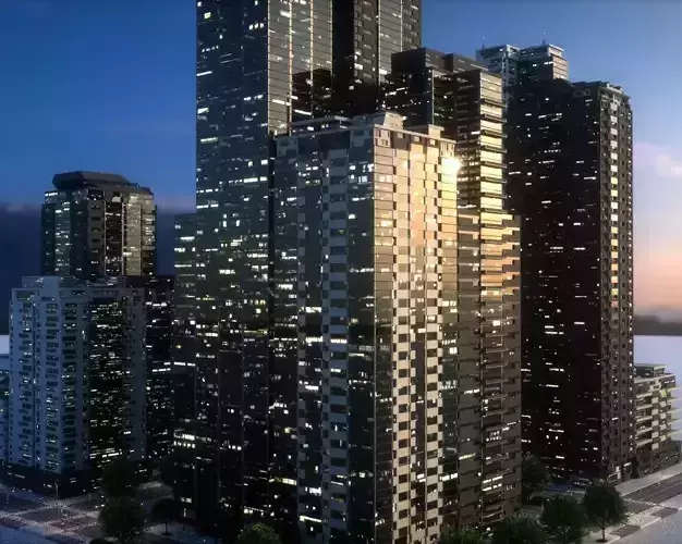 City Block Type B29 3D model