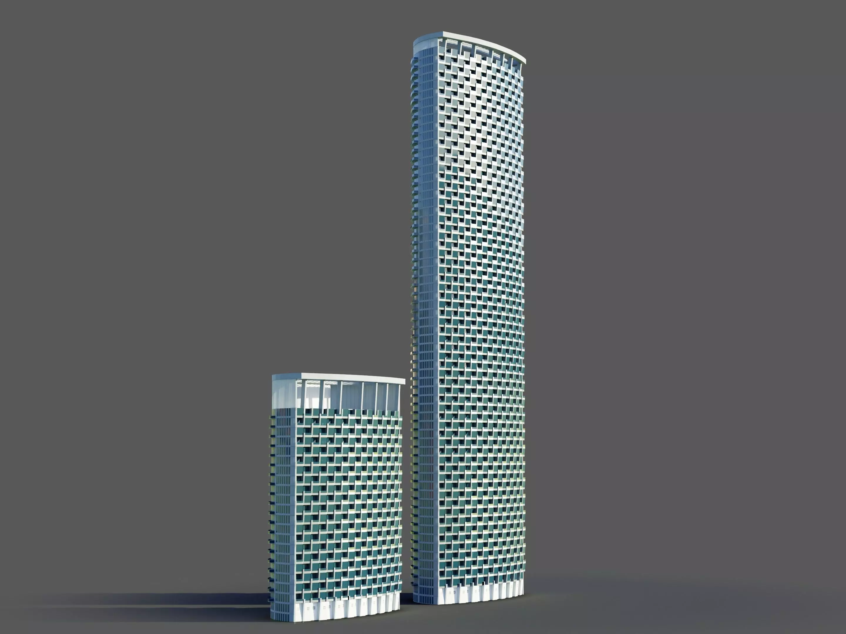 Burj vista - Dubai 3D model
