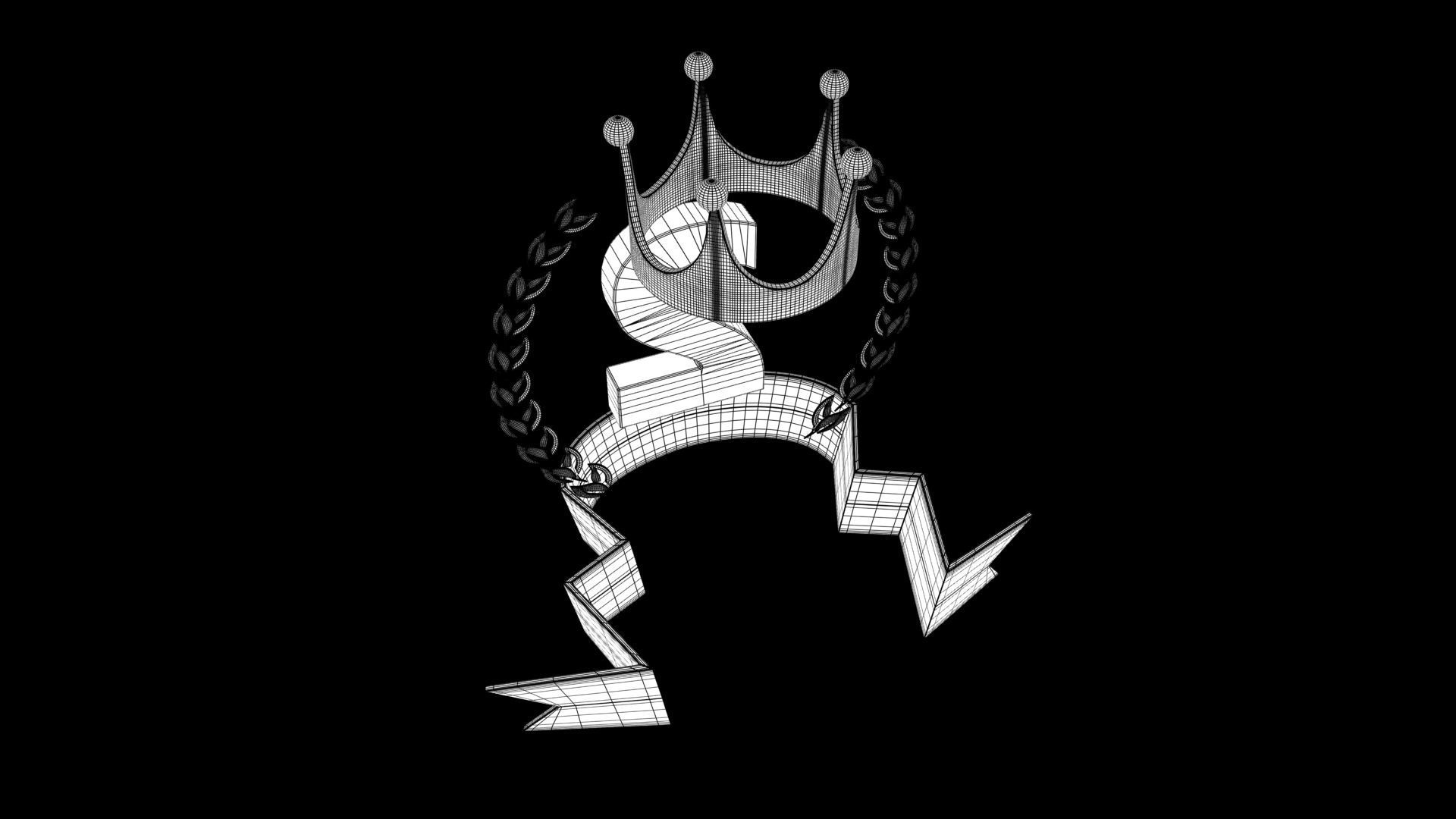 Game Anniversary logo Prop 3D model_10