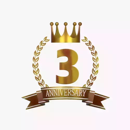 Game Anniversary logo Prop