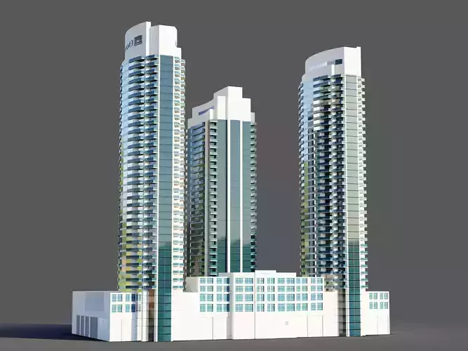 The lofts towers - Dubai 3D model