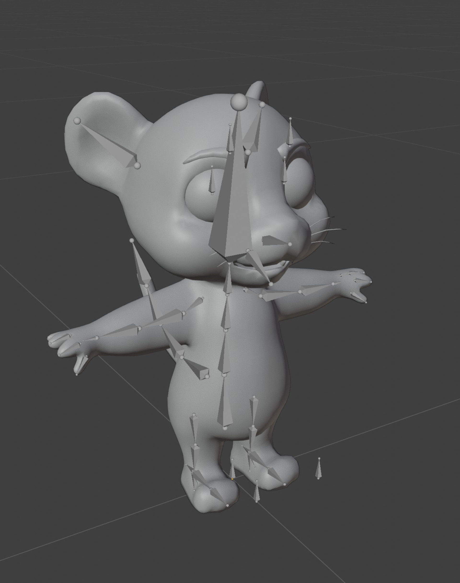 Snowy Owl White Lion White Tiger White Wolf 3D Models Pack Low-poly 3D model_21