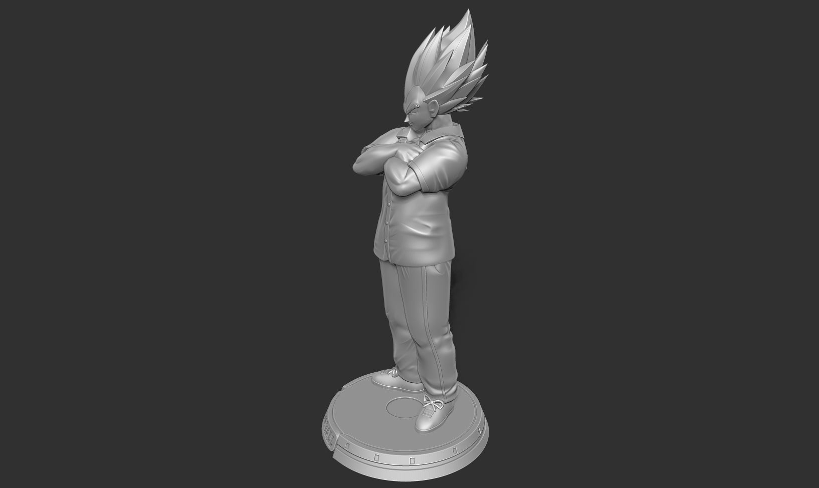 Badman Vegeta - Dragon Ball Fanart 3D print model_16
