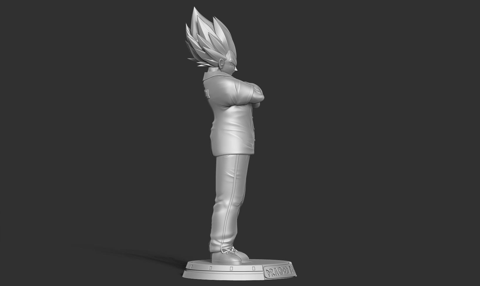 Badman Vegeta - Dragon Ball Fanart 3D print model_10