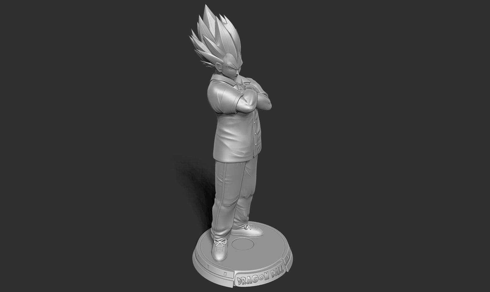 Badman Vegeta - Dragon Ball Fanart 3D print model_14