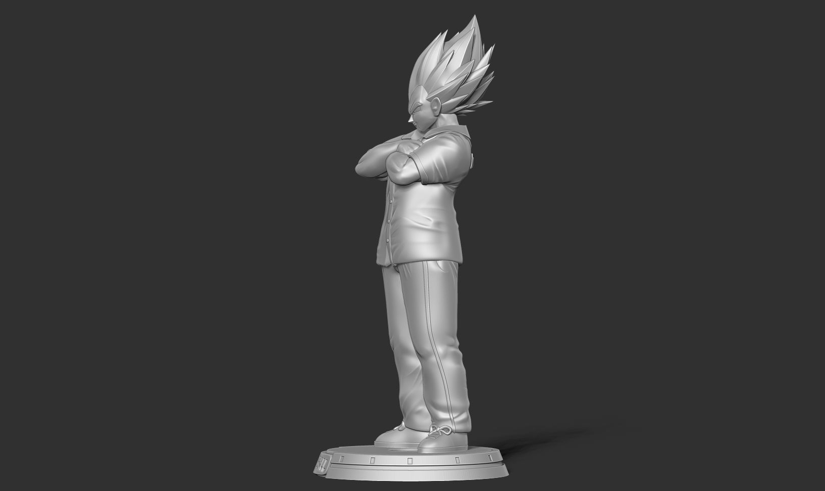 Badman Vegeta - Dragon Ball Fanart 3D print model_12