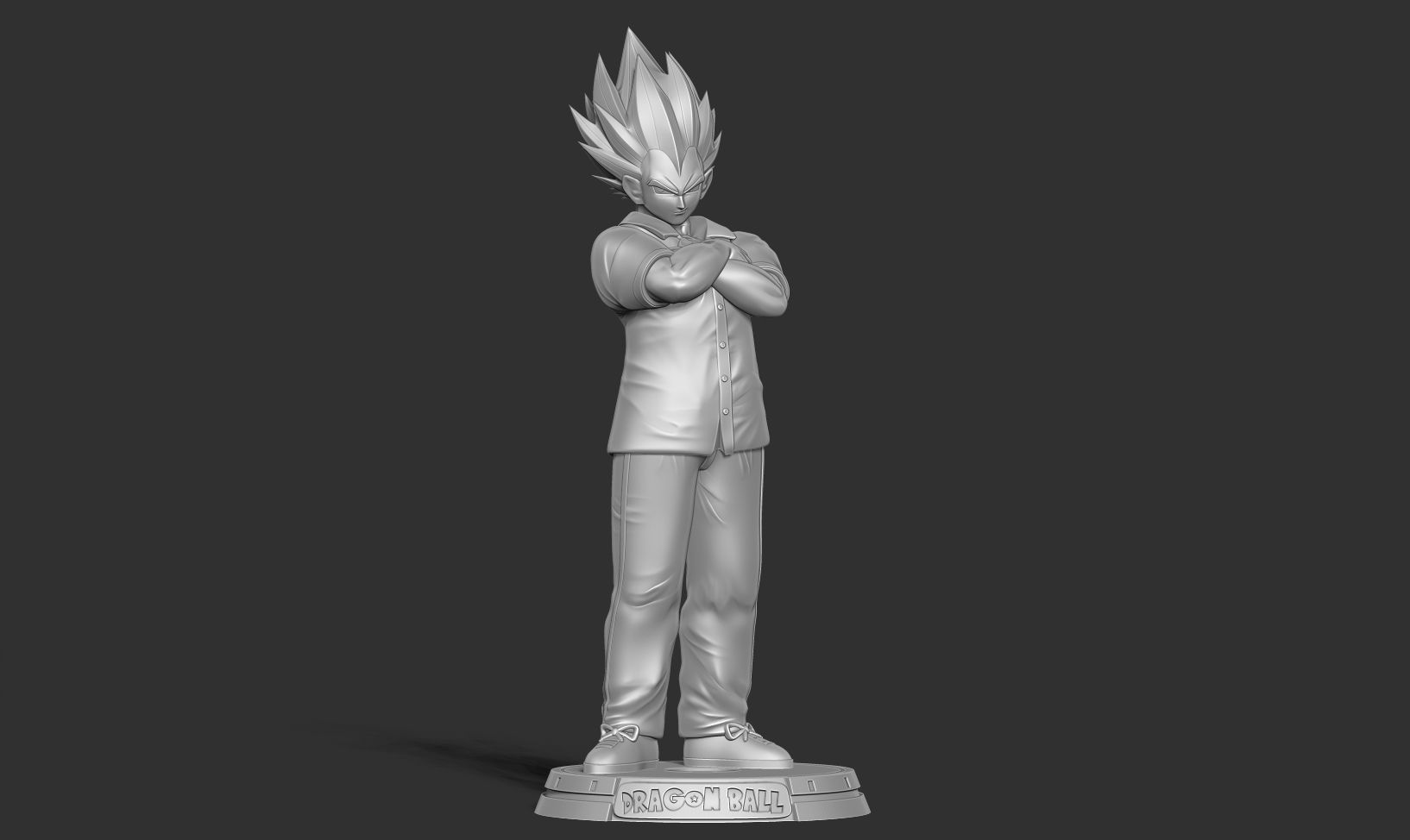 Badman Vegeta - Dragon Ball Fanart 3D print model_8