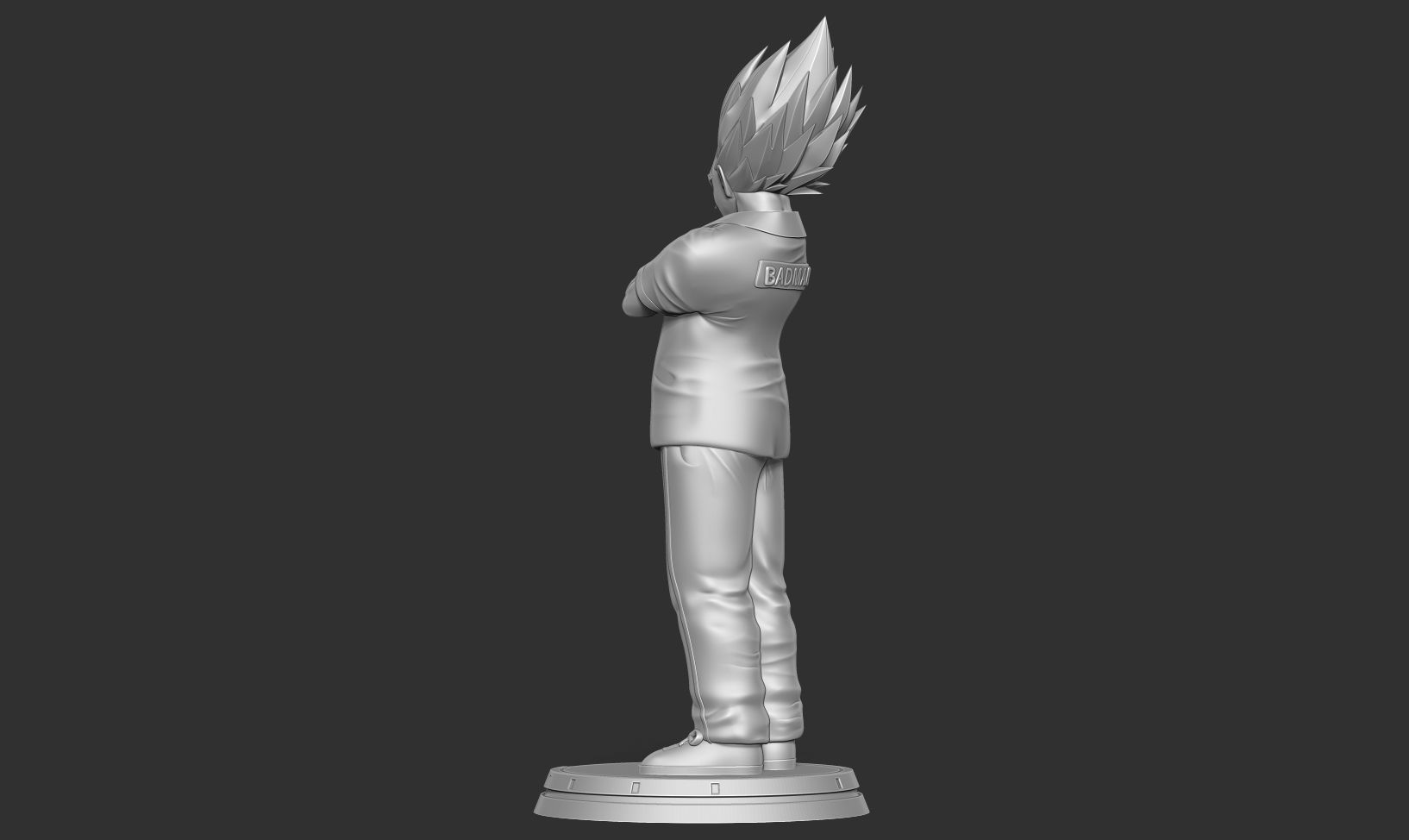 Badman Vegeta - Dragon Ball Fanart 3D print model_5