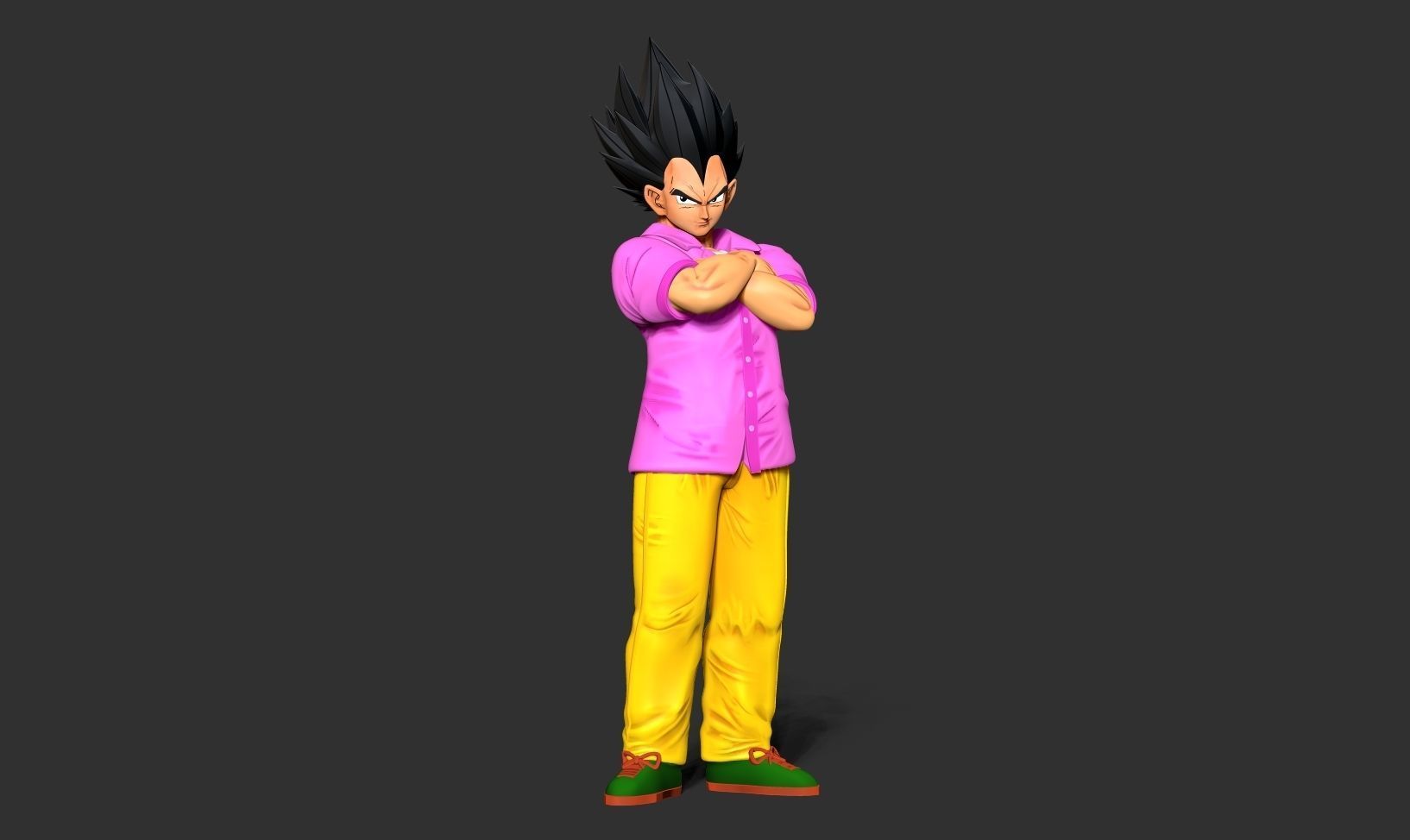 Badman Vegeta - Dragon Ball Fanart 3D print model_7