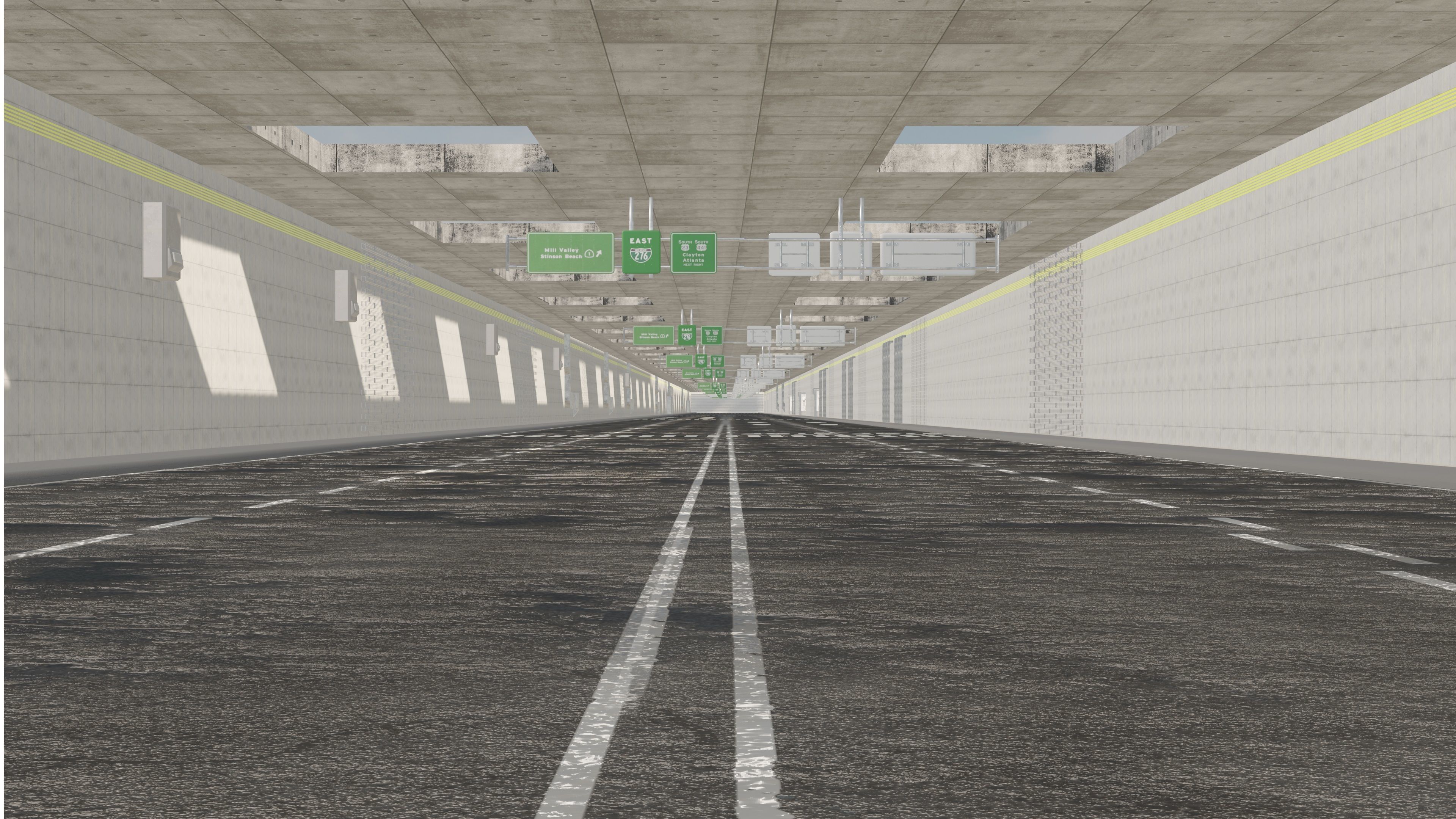 3D Hybrid Tunnel  Without the car 3D model_3